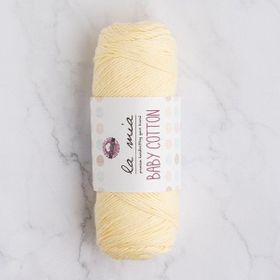 La Mia Baby Cotton 33626 L028 Bebe Sarı El Örgü İpi