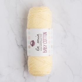 La Mia Baby Cotton 33626 L028 Bebe Sarı El Örgü İpi