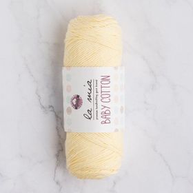La Mia Baby Cotton 33626 L028 Bebe Sarı El Örgü İpi