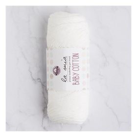 La Mia Baby Cotton 33628 L001 Beyaz El Örgü İpi