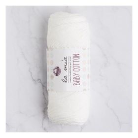 La Mia Baby Cotton 33628 L001 Beyaz El Örgü İpi