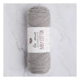 La Mia Baby Cotton 33631 L031 Gri El Örgü İpi