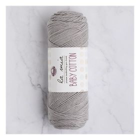 La Mia Baby Cotton 33631 L031 Gri El Örgü İpi