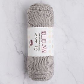 La Mia Baby Cotton 33631 L031 Gri El Örgü İpi
