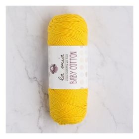 La Mia Baby Cotton 33632 L003 Hardal Sarısı El Örgü İpi