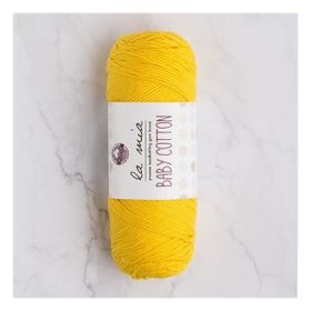 La Mia Baby Cotton 33632 L003 Hardal Sarısı El Örgü İpi