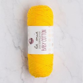 La Mia Baby Cotton 33632 L003 Hardal Sarısı El Örgü İpi