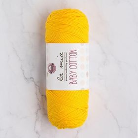 La Mia Baby Cotton 33632 L003 Hardal Sarısı El Örgü İpi