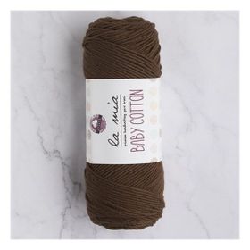 La Mia Baby Cotton 33633 L005 Kahverengi El Örgü İpi