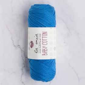 La Mia Baby Cotton 33635 L034 Koyu Mavi El Örgü İpi