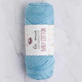 La Mia Baby Cotton 33640 L041 Mavi El Örgü İpi