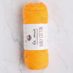 La Mia Baby Cotton 33652 L037 Turuncu El Örgü İpi