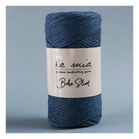 La Mia Boho Slim 34199 L110 Havacı Mavi El Örgü İpi