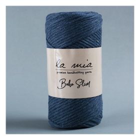 La Mia Boho Slim 34199 L110 Havacı Mavi El Örgü İpi