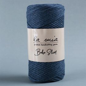 La Mia Boho Slim 34199 L110 Havacı Mavi El Örgü İpi