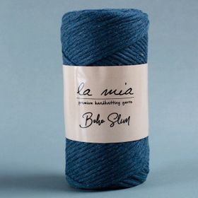 La Mia Boho Slim 34199 L110 Havacı Mavi El Örgü İpi