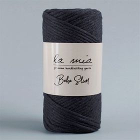 La Mia Boho Slim 34203 L006 Siyah El Örgü İpi