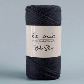 La Mia Boho Slim 34203 L006 Siyah El Örgü İpi