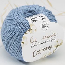 La Mia Cottony 33568 P9-L009 Mavi Bebek El Örgü İpi