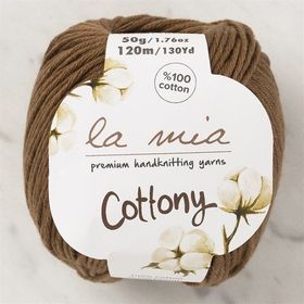 La Mia Cottony 33655 P23-L199 Açık Kahverengi Bebek El Örgü İpi