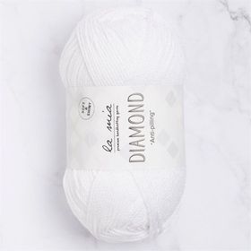 La Mia Diamond 33721 L001 Beyaz El Örgü İpi