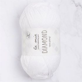 La Mia Diamond 33721 L001 Beyaz El Örgü İpi