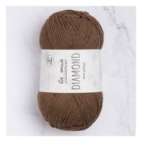 La Mia Diamond 33732 L158 Koyu Kahverengi El Örgü İpi