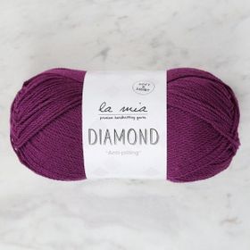 La Mia Diamond 34261 L019 Koyu Mor El Örgü İpi