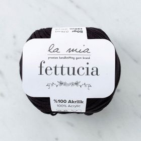 La Mia Fettucia 33876 L006 Siyah El Örgü İpi