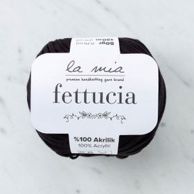 La Mia Fettucia 33876 L006 Siyah El Örgü İpi