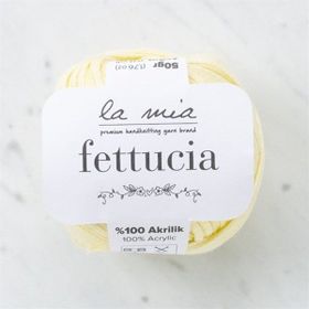 La Mia Fettucia 33878 L028 Toz Sarı El Örgü İpi