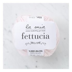La Mia Fettucia 33887 L063 Toz Pembe El Örgü İpi