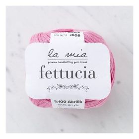 La Mia Fettucia 33888 L046 Pembe El Örgü İpi