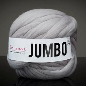 La Mia Jumbo J4 Gri Dev Yün El Örgü İpi