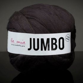La Mia Jumbo J8 Siyah Dev Yün El Örgü İpi