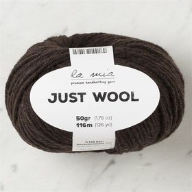 La Mia Just Wool 33838 LT006 Koyu Kahve El Örgü İpi