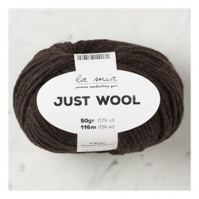 La Mia Just Wool 33838 LT006 Koyu Kahve El Örgü İpi