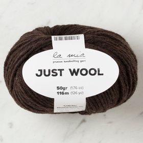 La Mia Just Wool 33838 LT006 Koyu Kahve El Örgü İpi