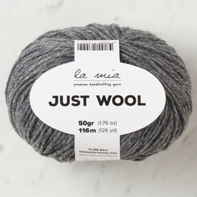 La Mia Just Wool 33841 LT003 Koyu Gri El Örgü İpi