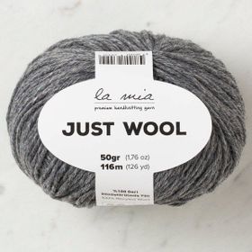 La Mia Just Wool 33841 LT003 Koyu Gri El Örgü İpi
