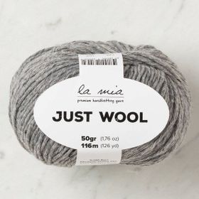 La Mia Just Wool 33843 LT001 Gri El Örgü İpi