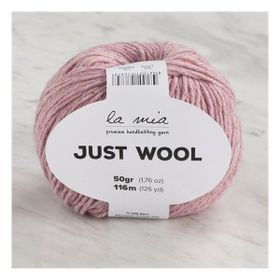 La Mia Just Wool 34010 LT016 Pembe El Örgü İpi