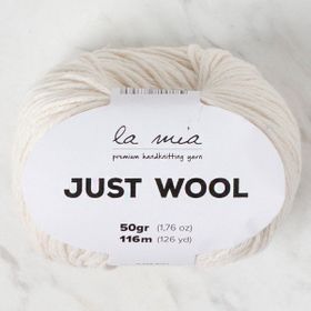La Mia Just Wool 34183 LT018 Krem El Örgü İpi