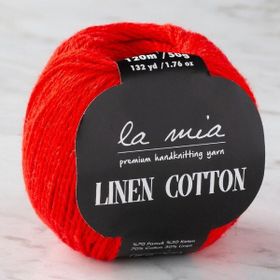 La Mia Linen Cotton 33864 L004 Kırmızı El Örgü İpi