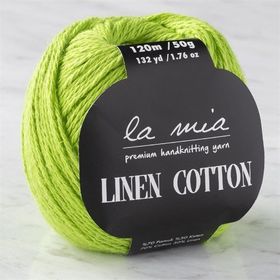 La Mia Linen Cotton 33866 L186 Açık Yeşil El Örgü İpi