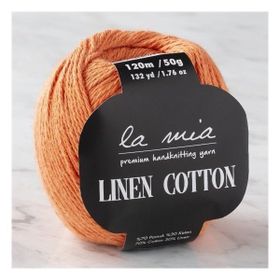 La Mia Linen Cotton 33872 L151 Turuncu El Örgü İpi