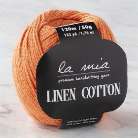 La Mia Linen Cotton 33872 L151 Turuncu El Örgü İpi