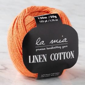 La Mia Linen Cotton 33872 L151 Turuncu El Örgü İpi