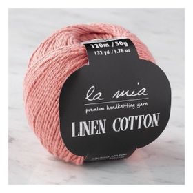 La Mia Linen Cotton 33874 L198 Pembe El Örgü İpi
