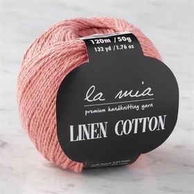La Mia Linen Cotton 33874 L198 Pembe El Örgü İpi